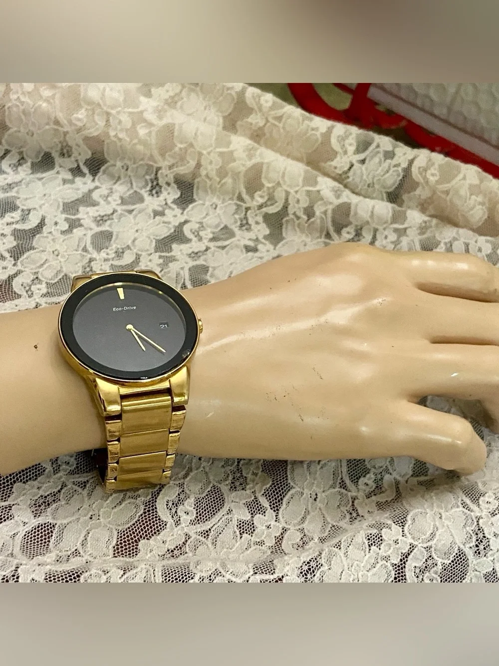 Citizen, Eco-Drive, Pulse Powered, Water Resistant Gold Men’s Watch